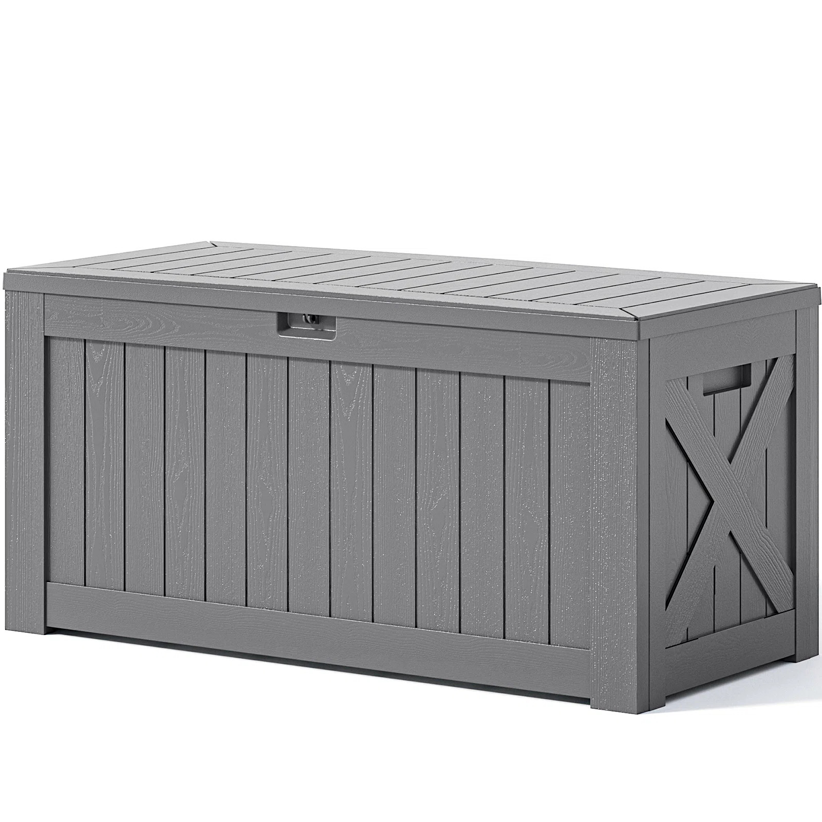 120 Gallons Water Resistant Lockable Deck Box | Wayfair North America