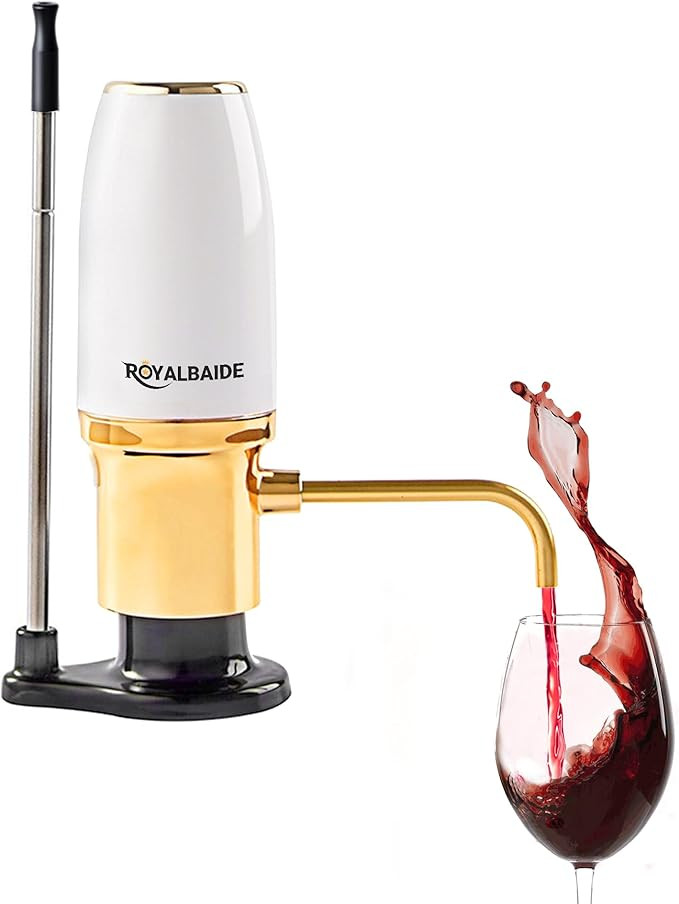 Electric Wine Aerator Dispenser Electric Smart Decanter with USB Rechargeable,Electric Wine Decan... | Amazon (US)