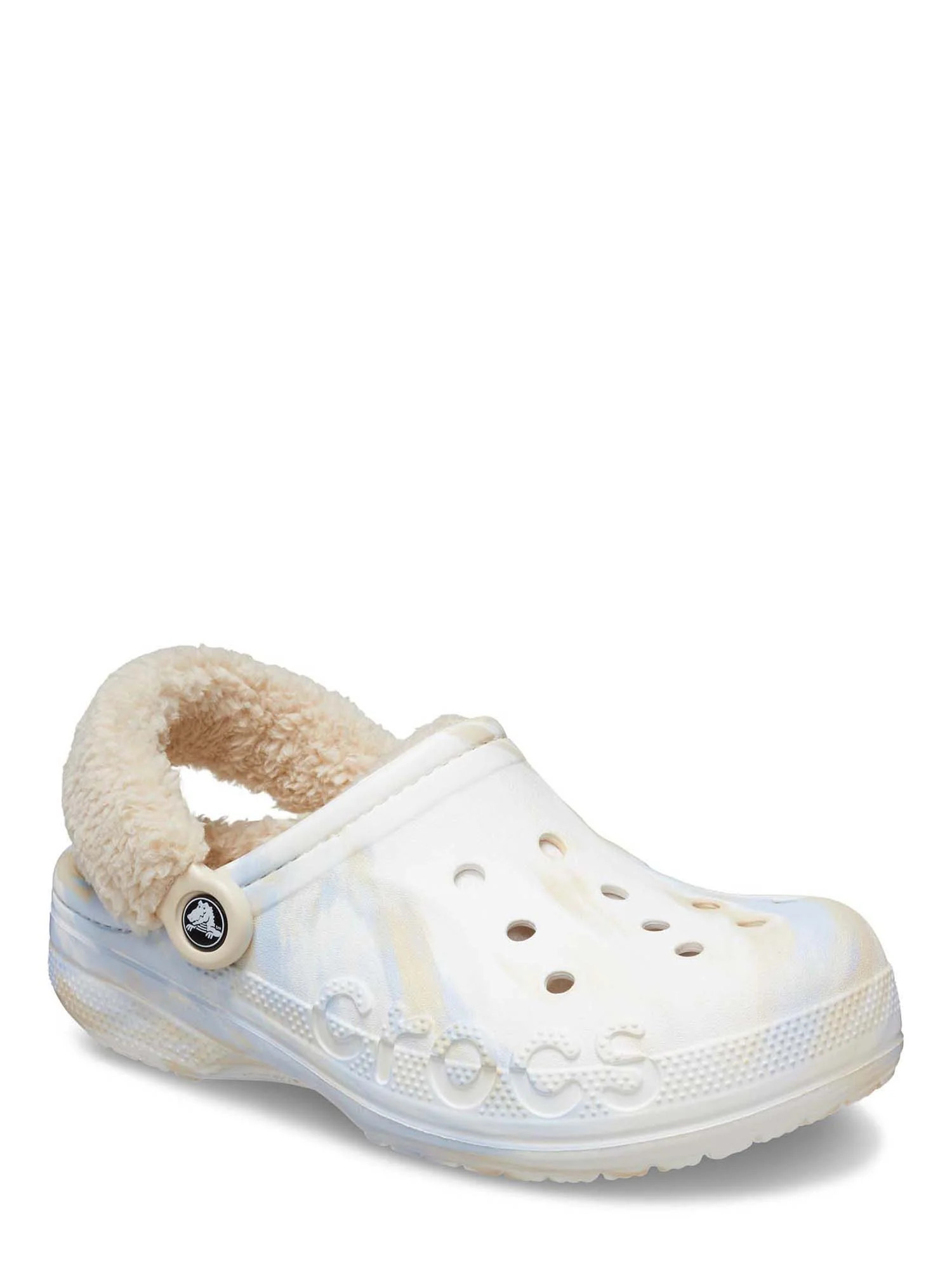 Crocs Unisex Baya Lined Fuzz Strap Clogs | Walmart (US)