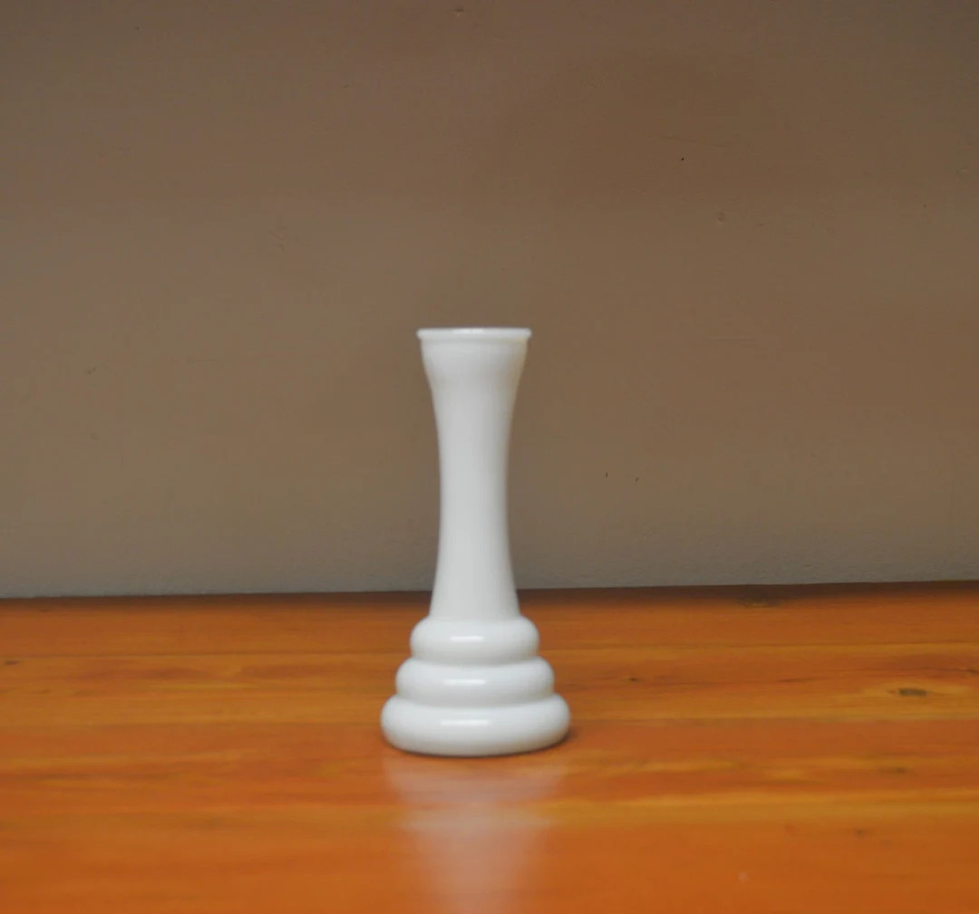 Vintage Randall milk glass bud vase white wedding vase WE001 | Etsy (US)