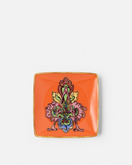 Versace Alphabet A Square Plate 4.7" | Versace (US)