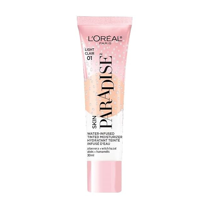 L'Oreal Paris Skin Paradise Water-infused Tinted Moisturizer with Broad Spectrum SPF 19 sunscreen... | Amazon (US)