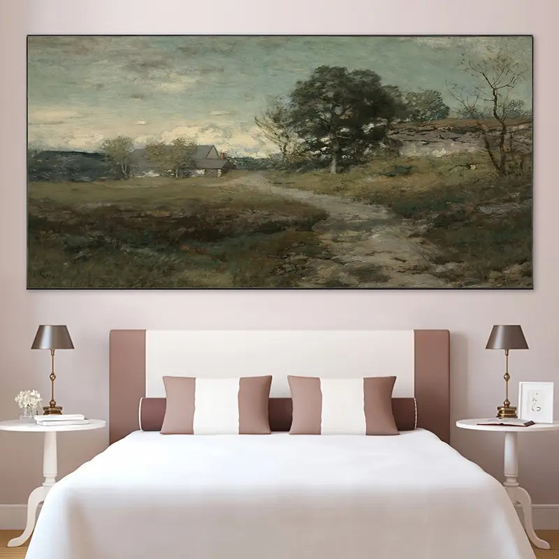 Unframed Rustic Canvas Print Poster Field Life Scenery - Temu | Temu Affiliate Program