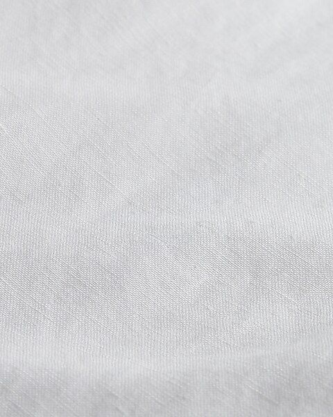 Linen-blend Puff Sleeve Tie Front Romper | Express