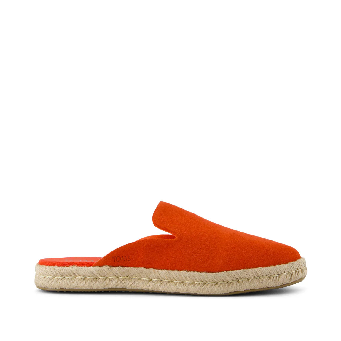 Santiago Mule Espadrille Flame Suede | Toms EMEA