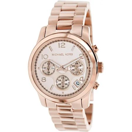 Rose Gold Stainless Steel Women's Watch, MK5128 | Walmart (US)