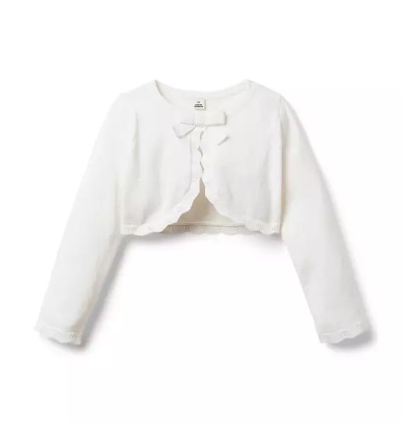 Bow Cropped Cardigan | Janie and Jack
