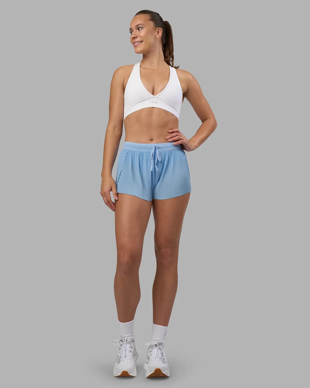Accelerate 3" Pleated Running Short - Open Air | LSKD | LSKD