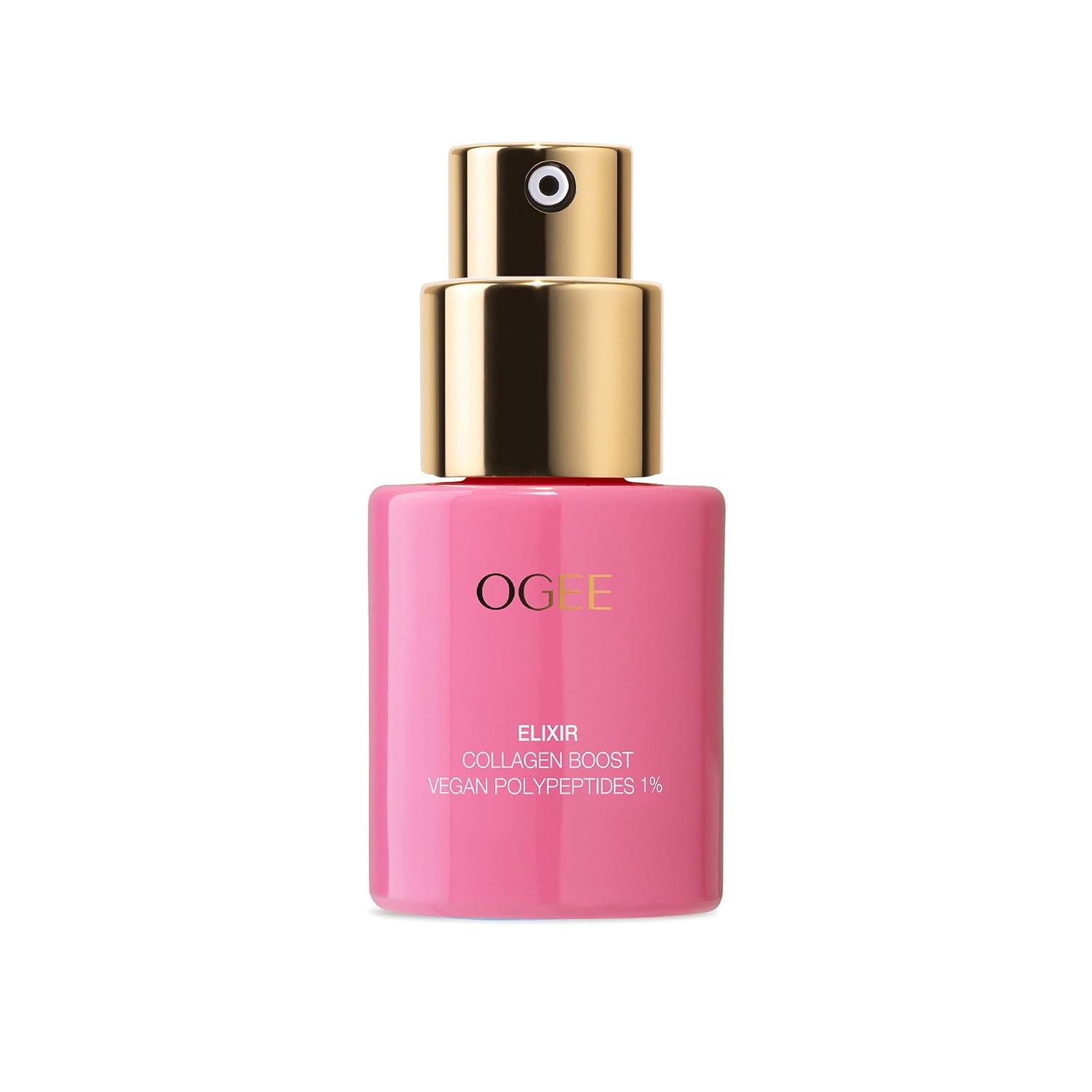 Ogee Vegan Collagen Boost Elixir - Peptides Serum for Face - Boosts Collagen Production By 150% - Certified Organic Firming & Smoothing Facial Serum, 15 ml | Amazon (US)
