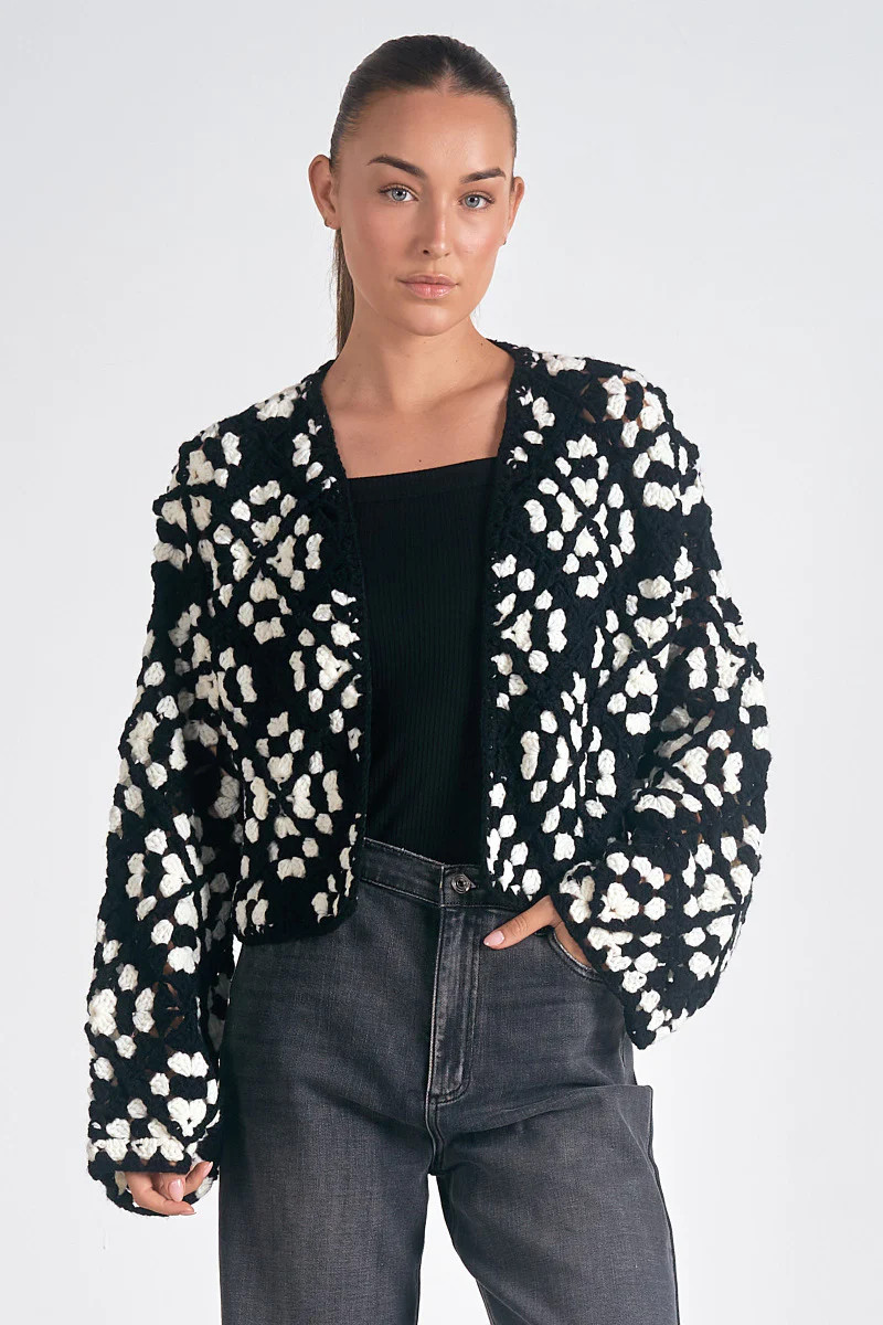 Daisey Crochet Cardigan | Shop Elan