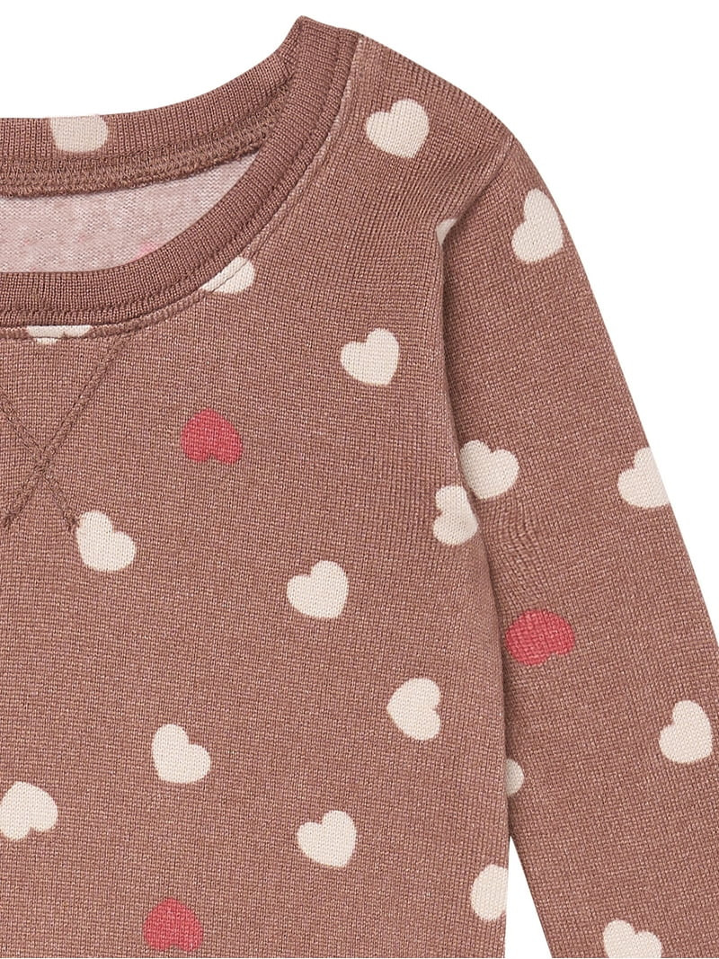 Modern Moments by Gerber Toddler Valentine´s Day Pajama Set, 2-Piece, Sizes 12M-5T | Walmart (US)