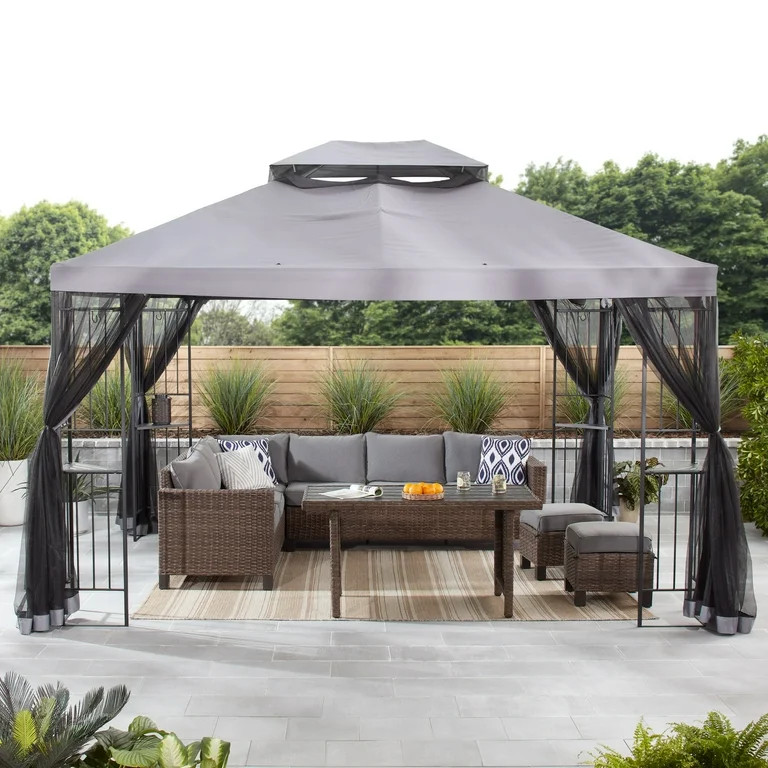 Mainstays Easy-Assemble 10-foot x 12-foot Outdoor Gazebo | Walmart (US)