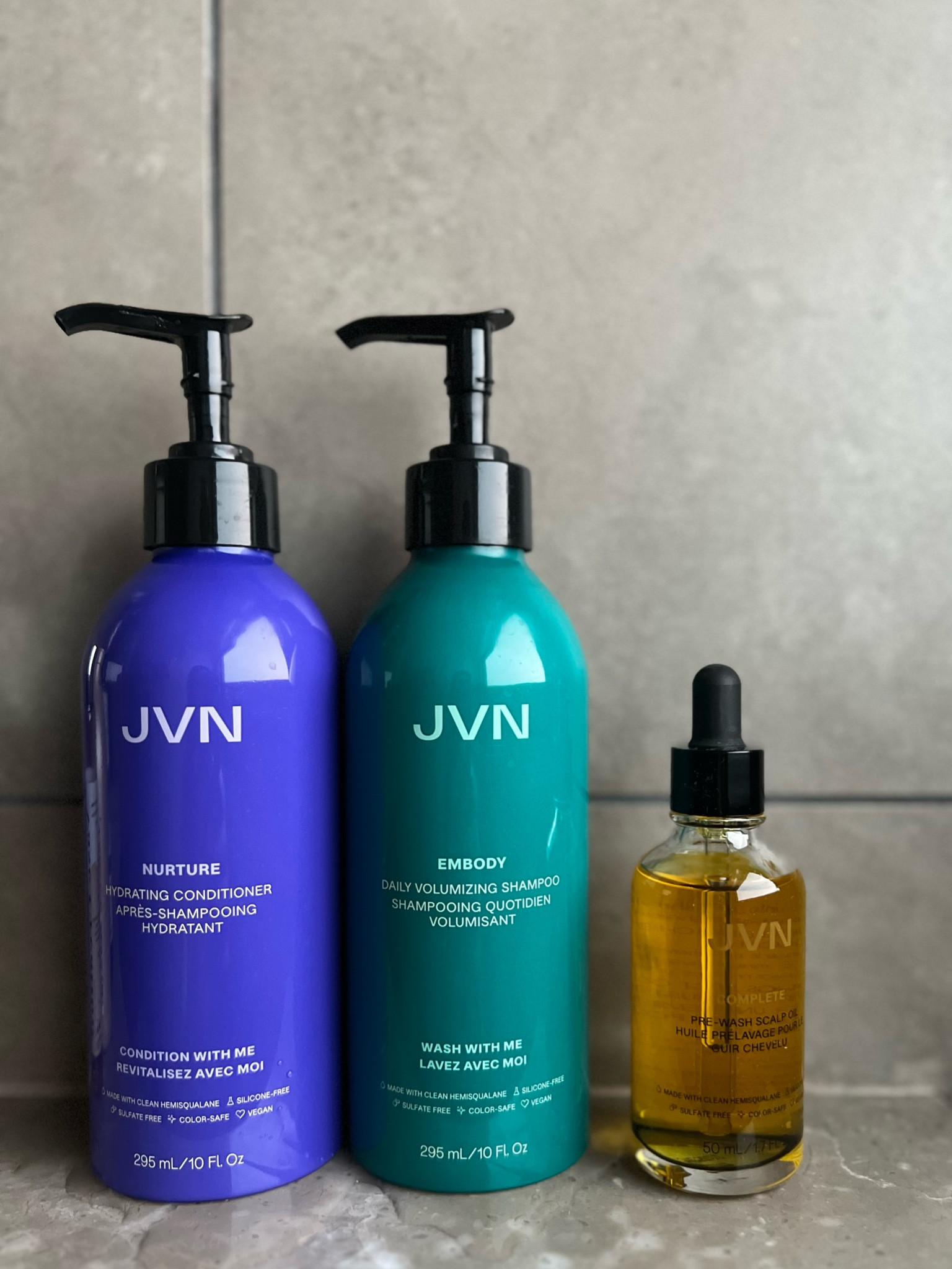 Weekend Hair Care
These were my steps to get soft hair:
1. Massage oil into scalp & hair. Leave on for 15 mins.
2. Wash with Embody Volumizing Shampoo.
3. Condition with Nurture Conditioner.

My hair’s so soft to touch now ♥️

#LTKbeauty