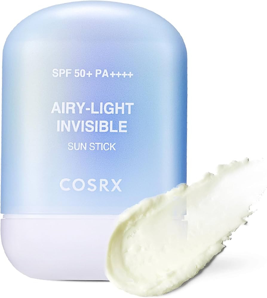 COSRX Airy-Light Invisible SunStick, Soft-Matte Finish, SPF50 PA++++, Zink-PCA, Sonnenschutz-Stic... | Amazon (DE)