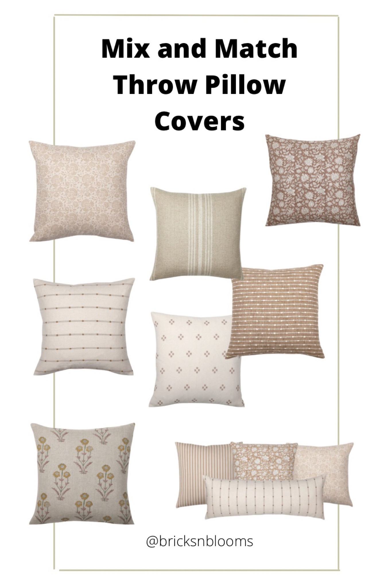 My favorite mix and match pillow covers that go with any style decor

Pillow covers, throw pillows, boho style, farmhouse, cottage style 



#LTKsalealert #LTKhome #LTKSeasonal