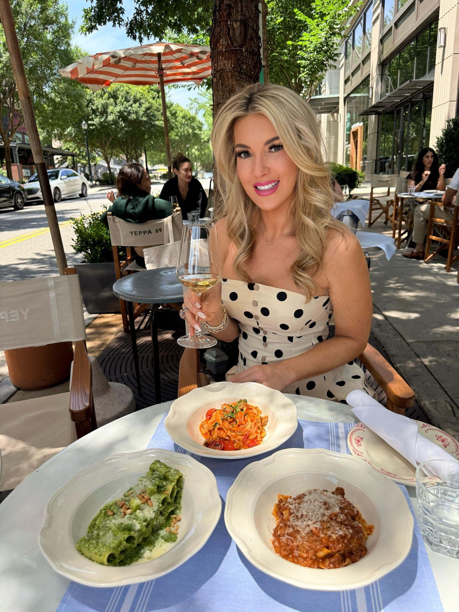 Pretty polka dot romper was perfect for a run patio brunch. Wearing size small. Use code Kristy10 for a discount.
Use code Kristysave30 for Vici collection.

#LTKootd #LTKOver40 #LTKSeasonal