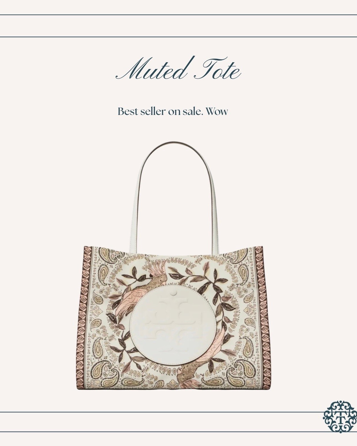 This best seller won’t last long at this price. I love the muted colors and tapestry details of this designer tote. s

#LTKOver40 #LTKSaleAlert