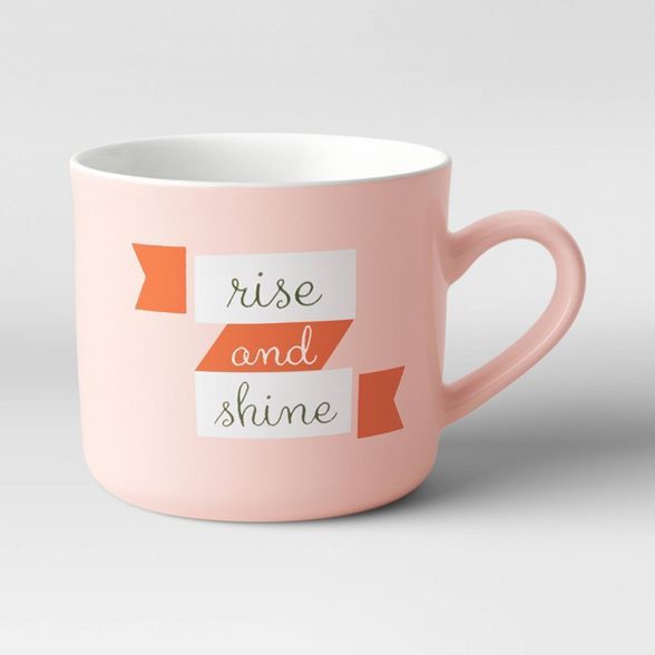 16oz Stoneware 'Rise and Shine' Mug - Opalhouse™ | Target