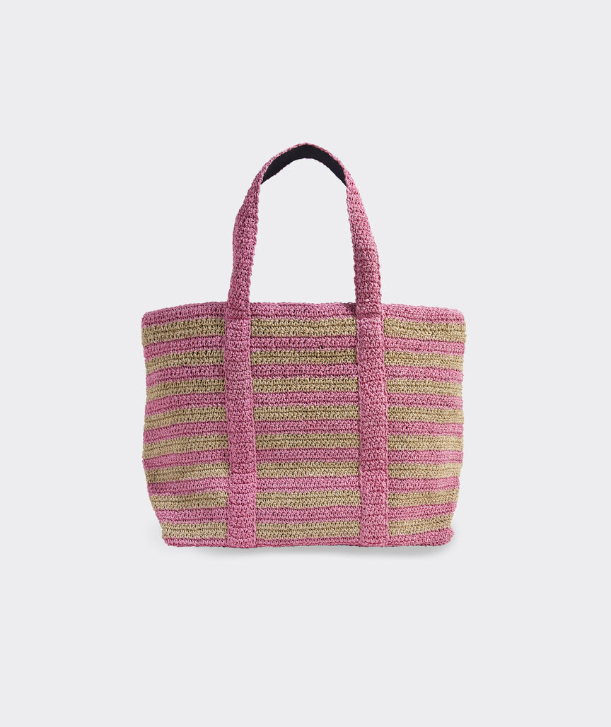 Medium Straw Tote | vineyard vines