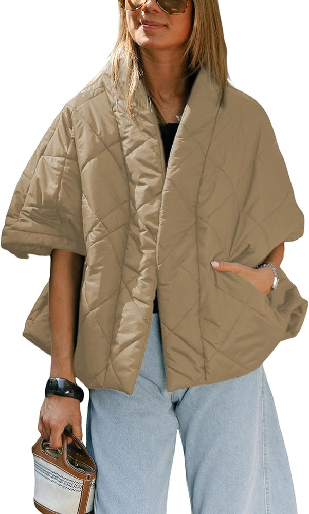 Lianlive Women Puffer Vests Casual Lightweight Oversized Padded Jacket Coat Warm Quilted Vest Out... | Amazon (US)