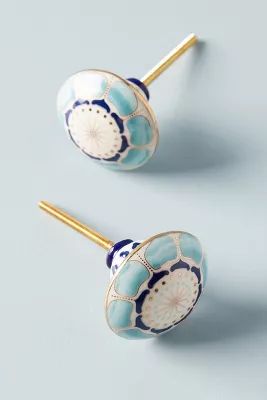 Seed Pod Knobs, Set of 2 | Anthropologie (US)