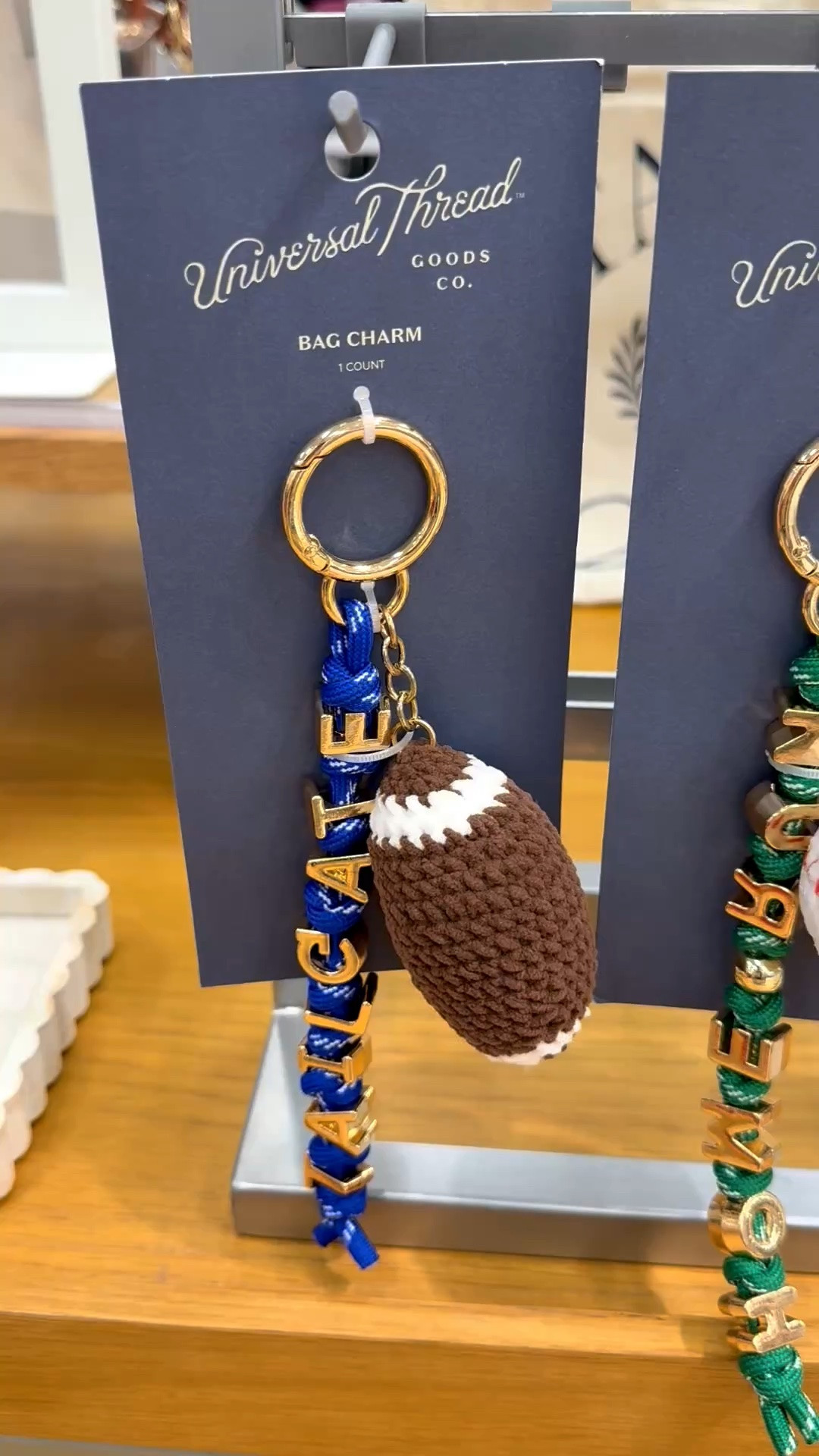 Hello football season! 🏈 This crochet football purse charm is the perfect little detail for your fall accessories. 

#fallaccessories #pursecharm #footballpursecharm #footballmom #target #footballmom #footballmomaccessories #womensfallaccessories

#LTKSeasonal #LTKmomlife #LTKMidsize