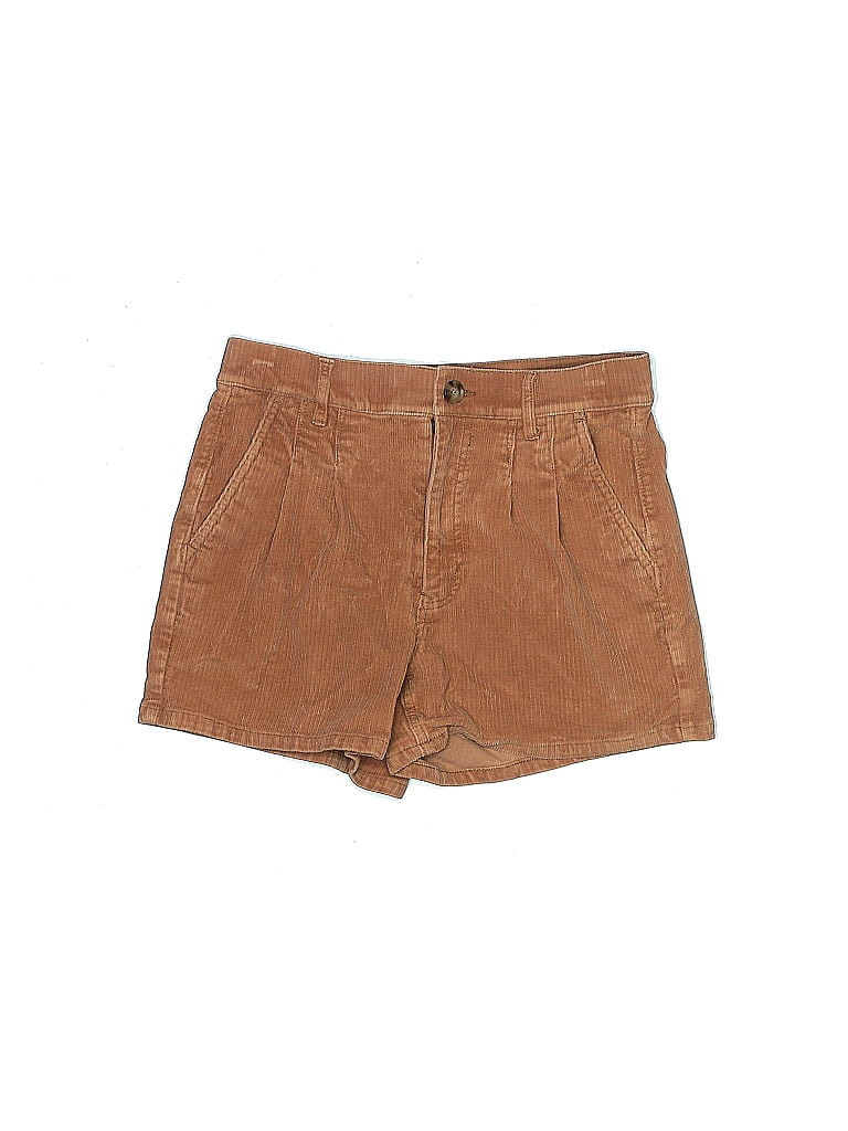 Express Solid Tortoise Brown Shorts Size 4 - 68% off | ThredUp
