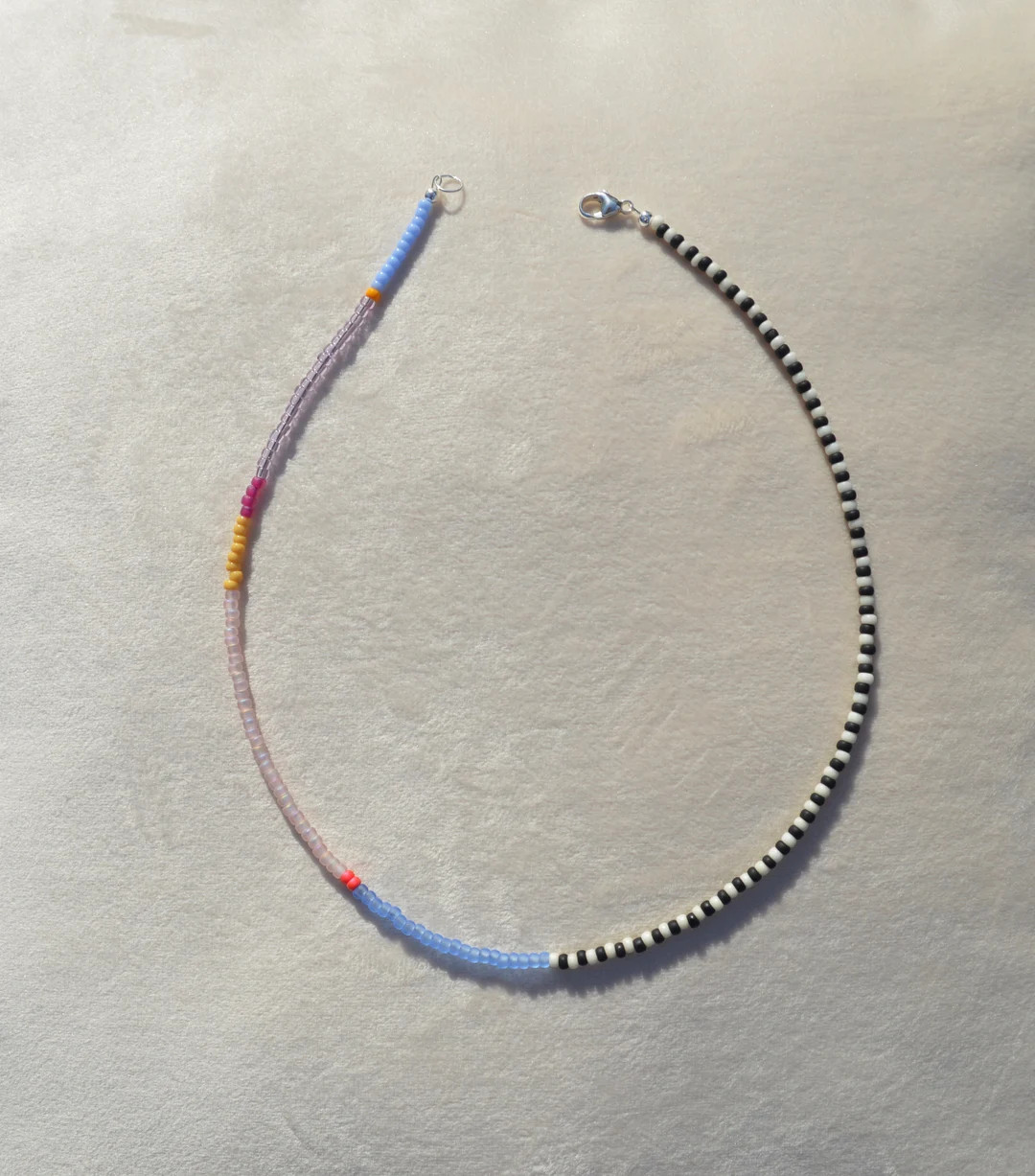 Tiny Seed Bead Choker, Funky Necklace, Thin Neon Necklace Rainbow Bright Accessories, Women Gift,... | Etsy (US)