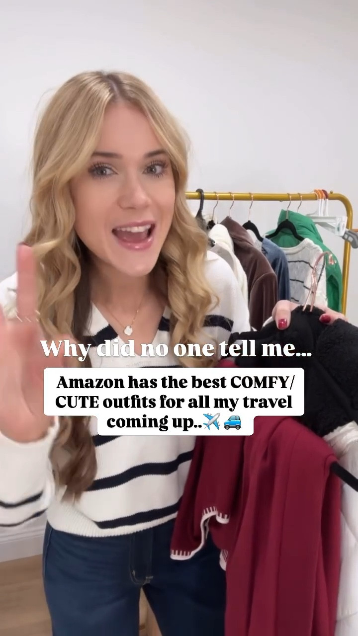 My Amazon travel outfits! Most on sale! Amazon fashion, airport outfit.

#LTKHoliday #LTKSaleAlert #LTKWatchNow