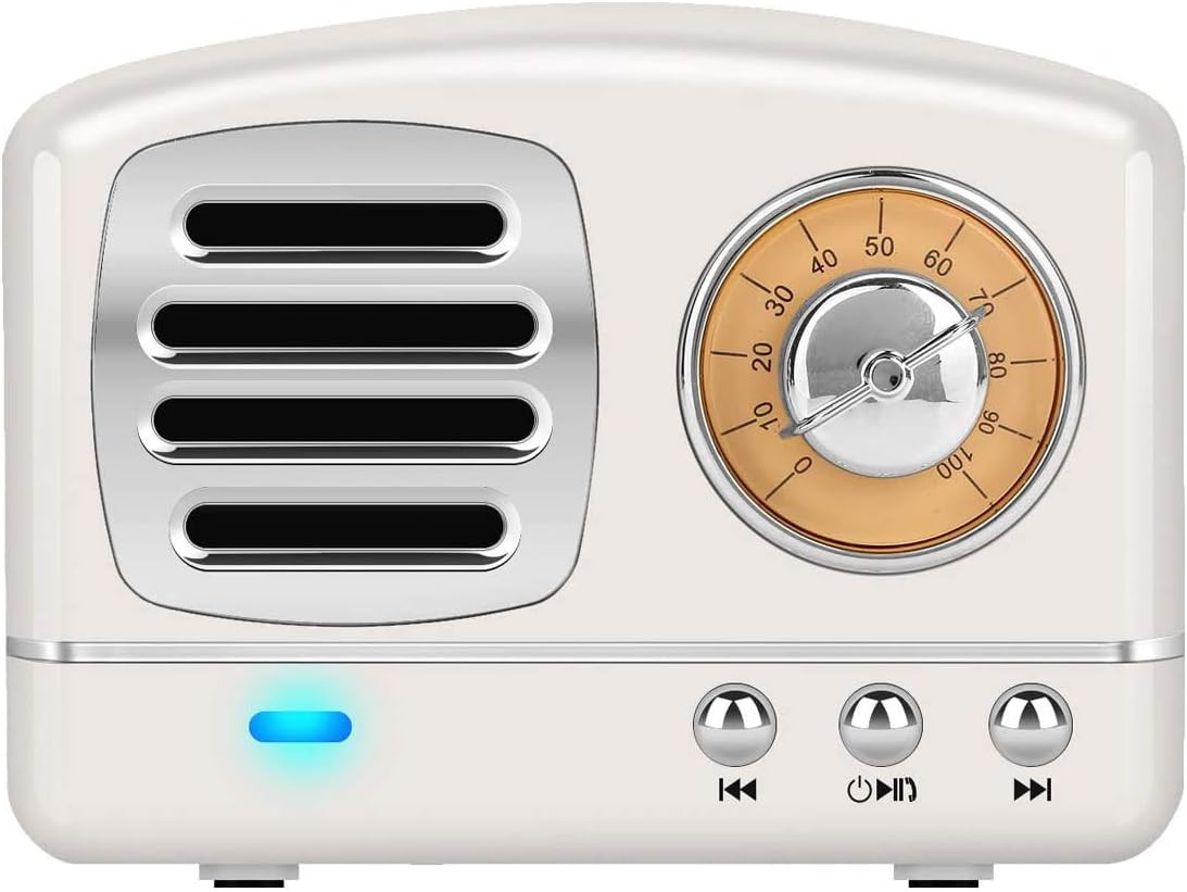 Retro Bluetooth Speakers, Outdoor Portable Vintage Speakers, Rechargeable Mini Speakers with Powerfu | Amazon (US)