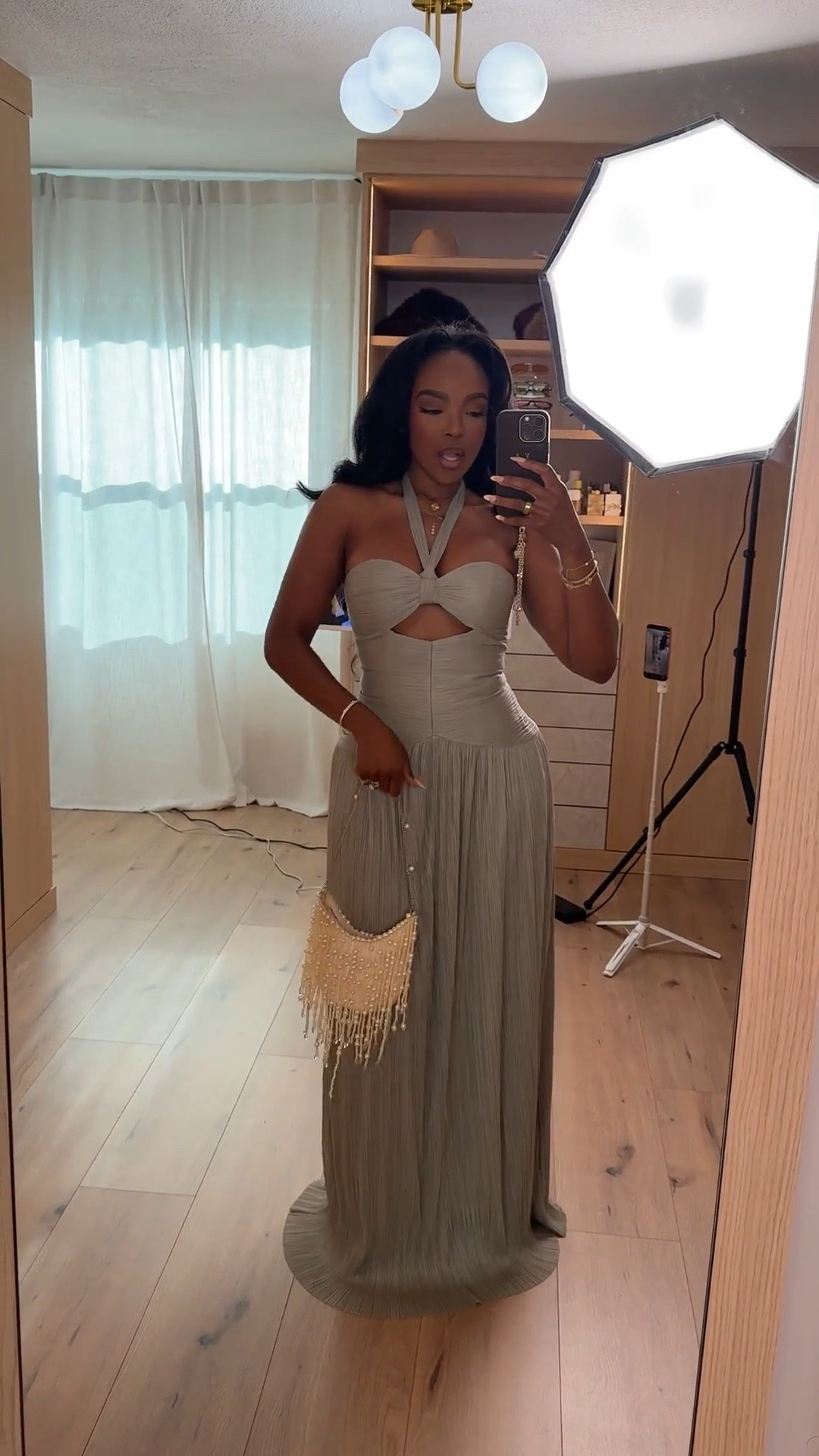 Scroll to shop this soft glam neutral dress 🤍

This flowy pleated maxi with a cutout detail is giving effortless elegance—perfect for weddings, date nights, or any dressy occasion where you want to feel feminine and elevated.

📏 Measurements: 5’4”, 140 lbs, 34D bust, 27” waist, 40” hips

#LTKootd #LTKPetite #LTKWedding