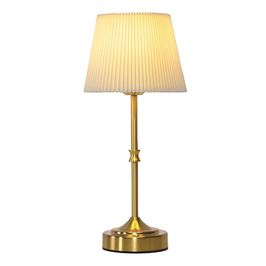 Cordless Table Lamp Portable, 3 Light Colors & Brightness Adjustable , 5400mAh Battery Operated R... | Amazon (US)