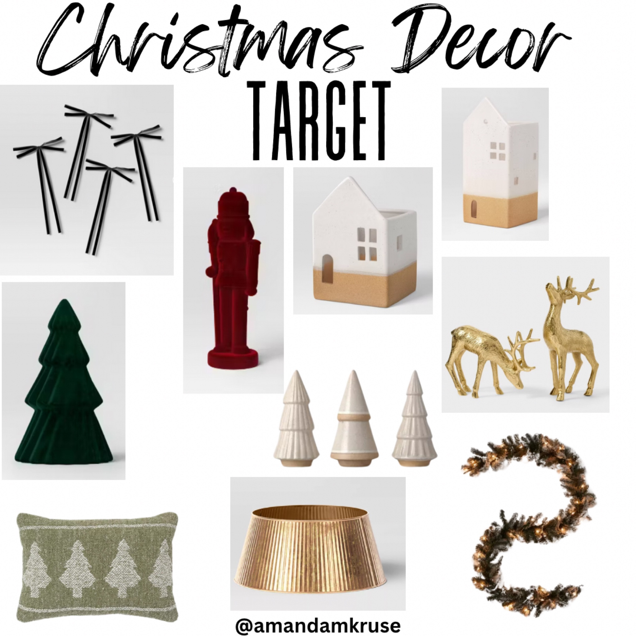 Target Christmas decor 

Christmas decorations, holiday decor, indoor Christmas decor, Christmas pillow, throw pillow


#LTKHoliday #LTKHome #LTKSeasonal