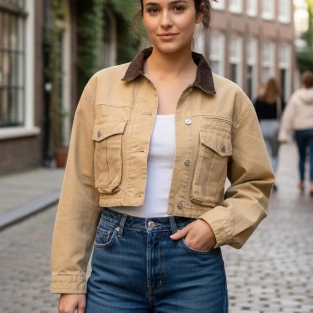 Zara Women\u2019s Cropped Utility Barn Jacket  Xsmall XS | Poshmark