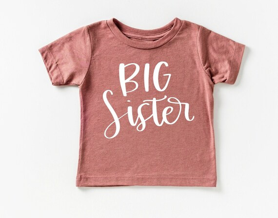 Big Sister shirt (Screen Printed) | Etsy (US)