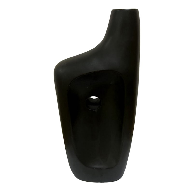 Crosby St. Black Vase, 13" | At Home