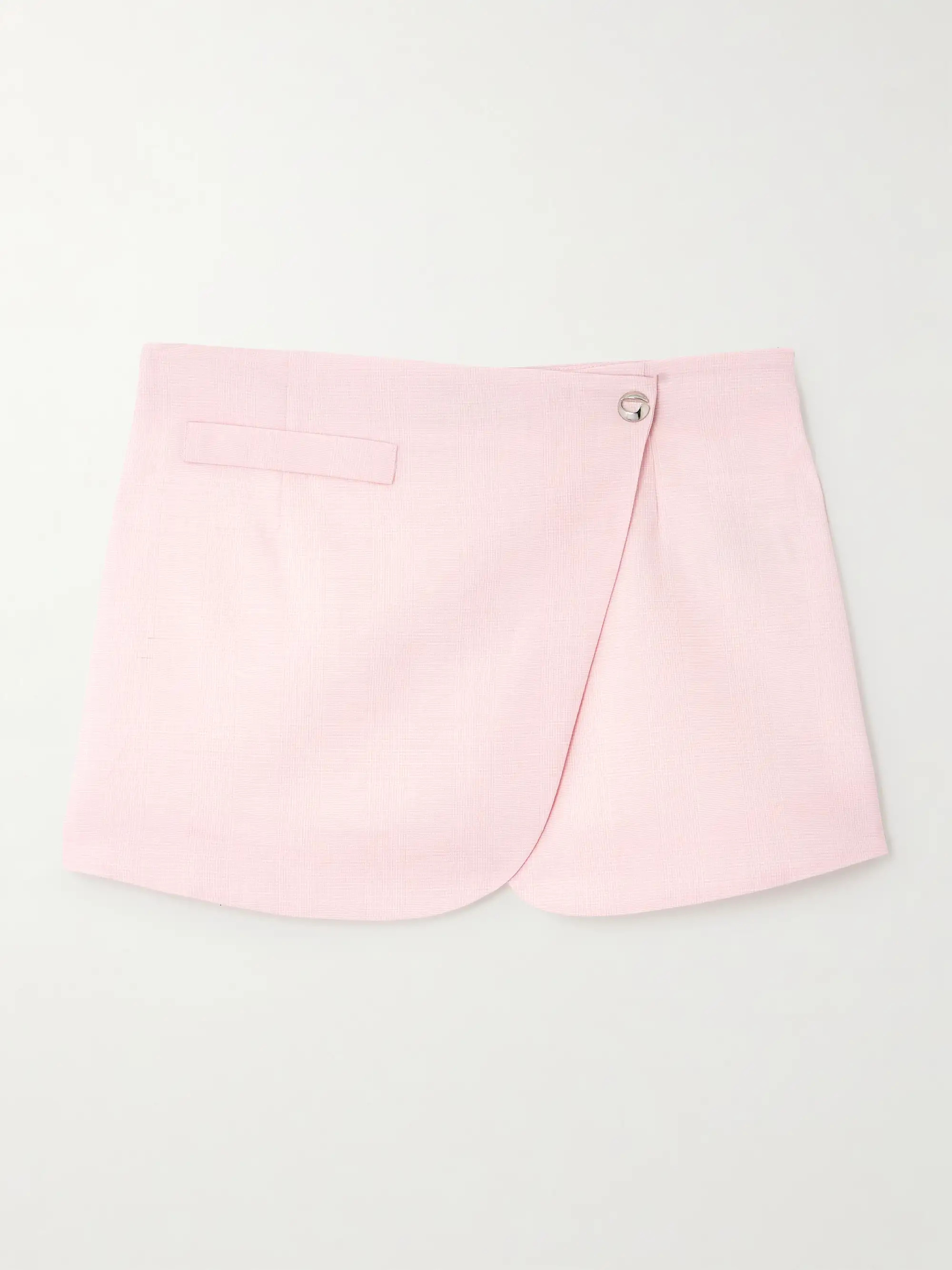 Prince of Wales checked wool mini wrap skirt | NET-A-PORTER APAC