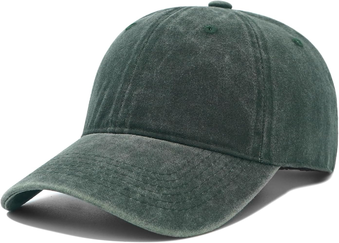 Unisex Washed Cotton Baseball Cap Casual Vintage Dad Hat | Amazon (US)
