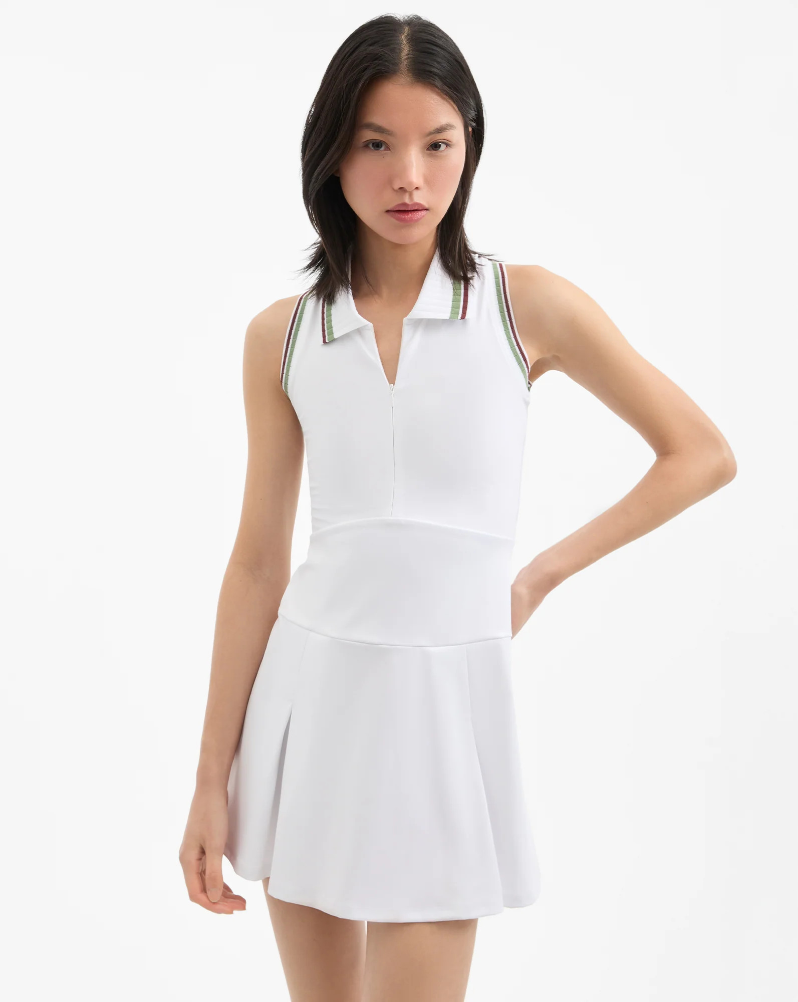 Ace Pleated Tennis Dress | Veronica Beard