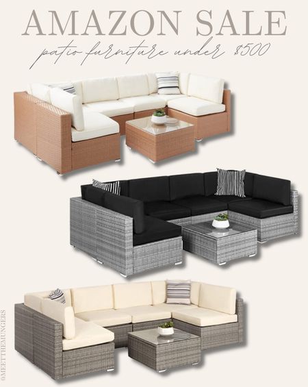 Amazon Spring Sale, Patio Sectionals under $500



#LTKhome #LTKSeasonal #LTKsalealert