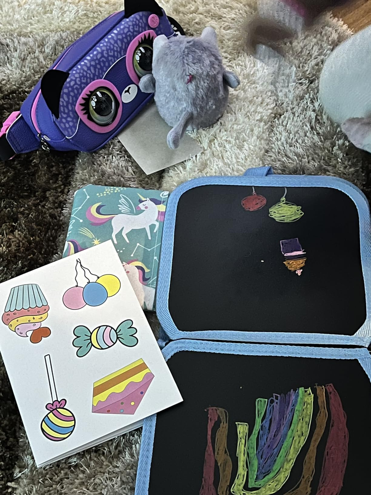 Erasable Doodle Set for Kids - Reusable Magic Drawing Book with 12 Watercolor Pens 14 Page Drawin... | Amazon (US)