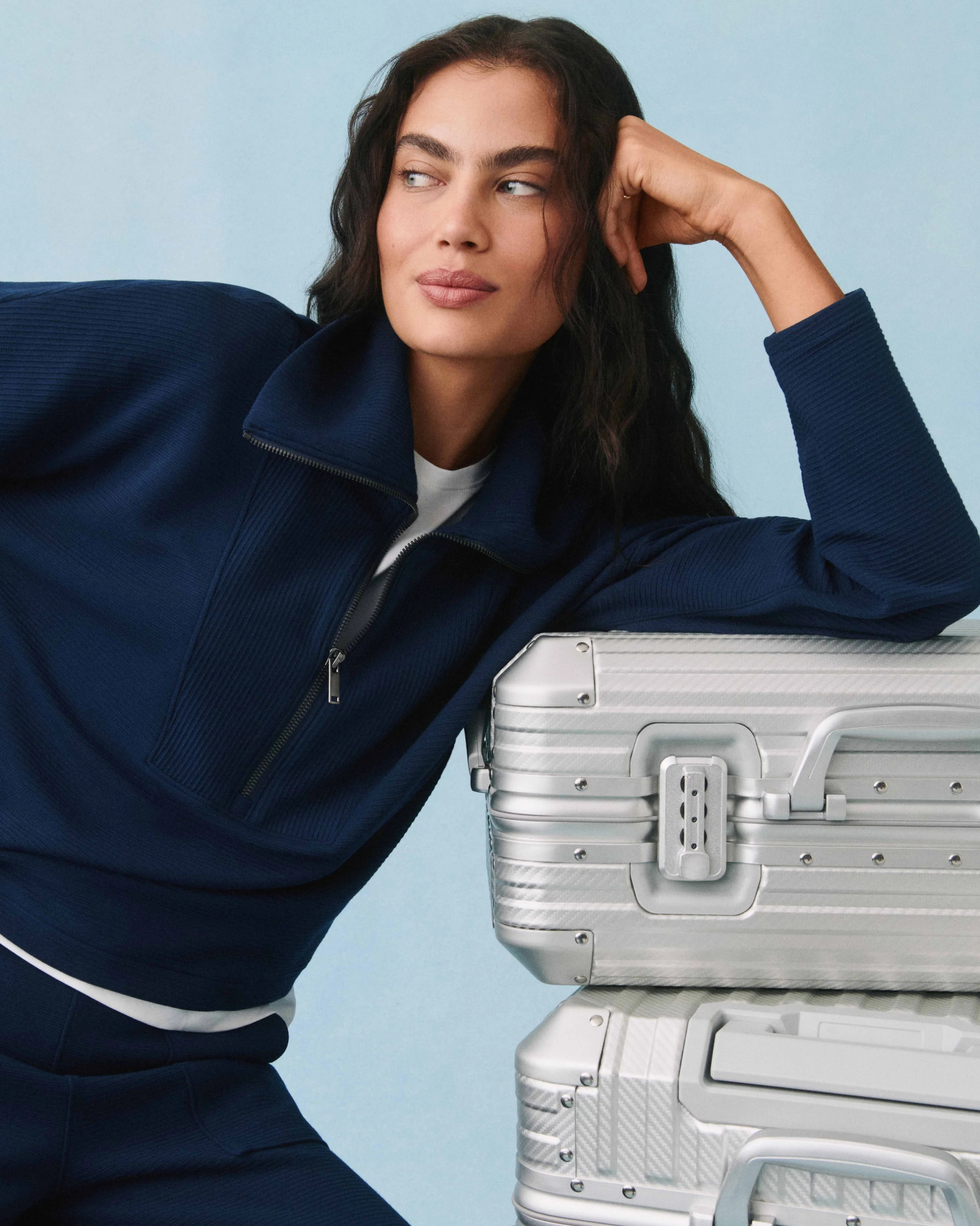 SPANX AirEssentials® French RibHalf Zip | Spanx