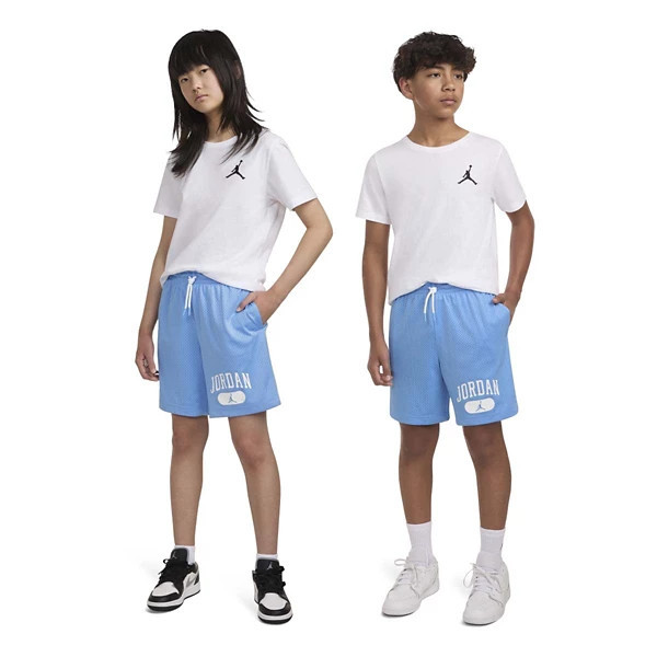 Kids' Jordan Mesh Perforated Shorts Medium University Blue | Scheels