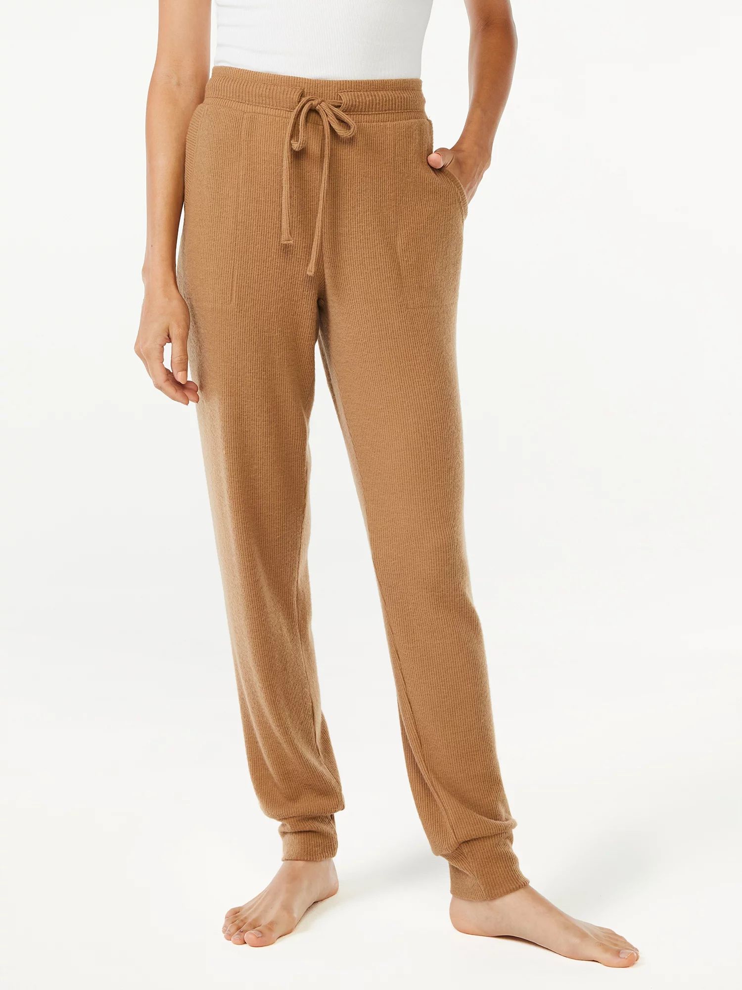Joyspun Women's Pajama Sleep Jogger Pant, Sizes up to 3X | Walmart (US)