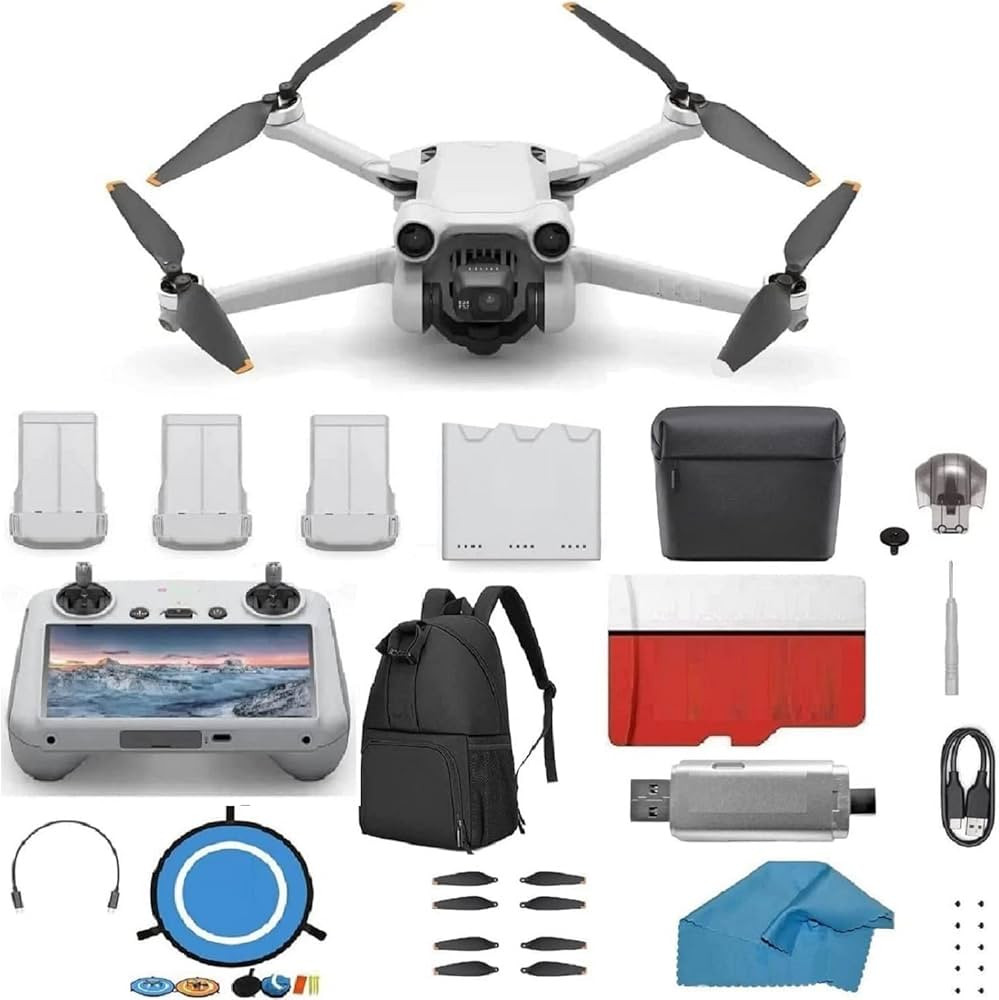 DJI Mini 3 Pro (DJI RC) - & Fly More Kit Lightweight and Foldable 34-min Flight Time Camera Drone... | Amazon (US)