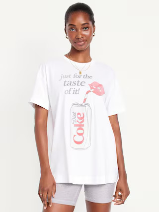 Diet Coke© Oversized Tunic T-Shirt | Old Navy (US)