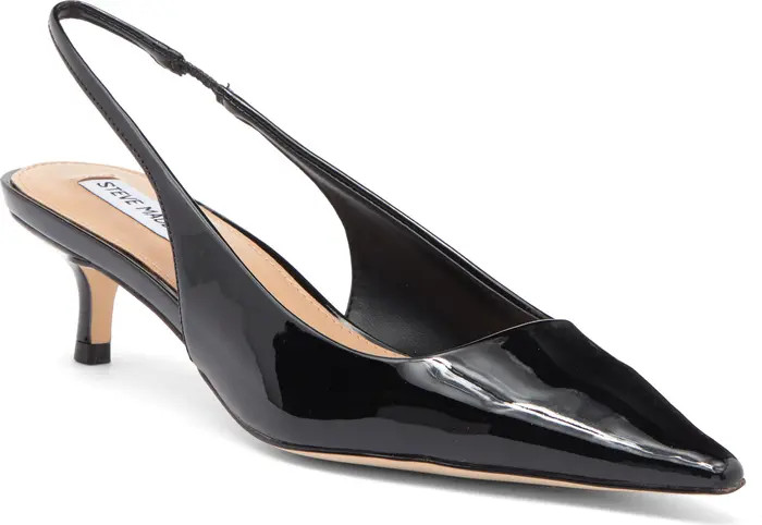 Kari Pointed Toe Kitten Heel Slingback Pump (Women) | Nordstrom