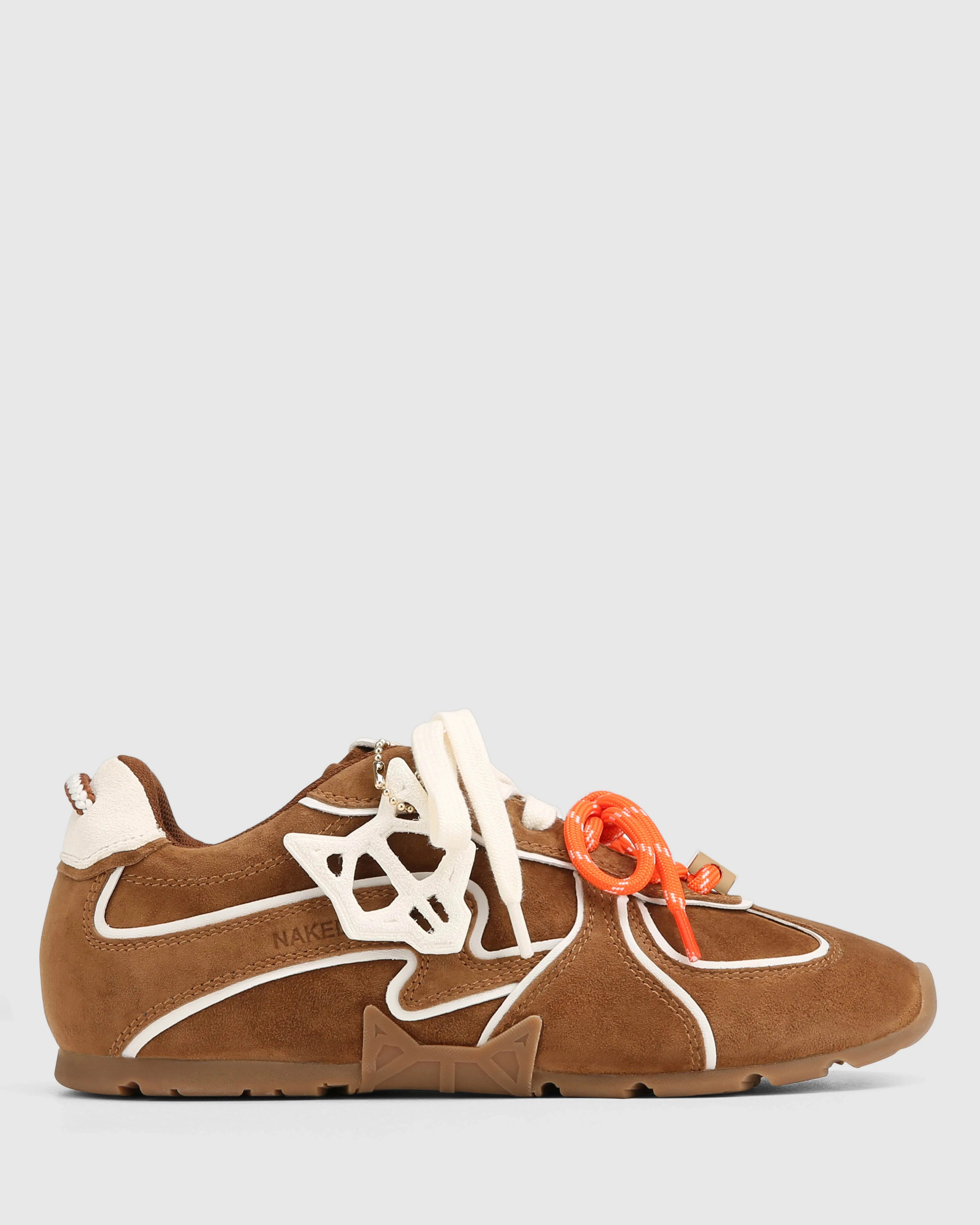 Adored Tan/White Suede | Naked Wolfe