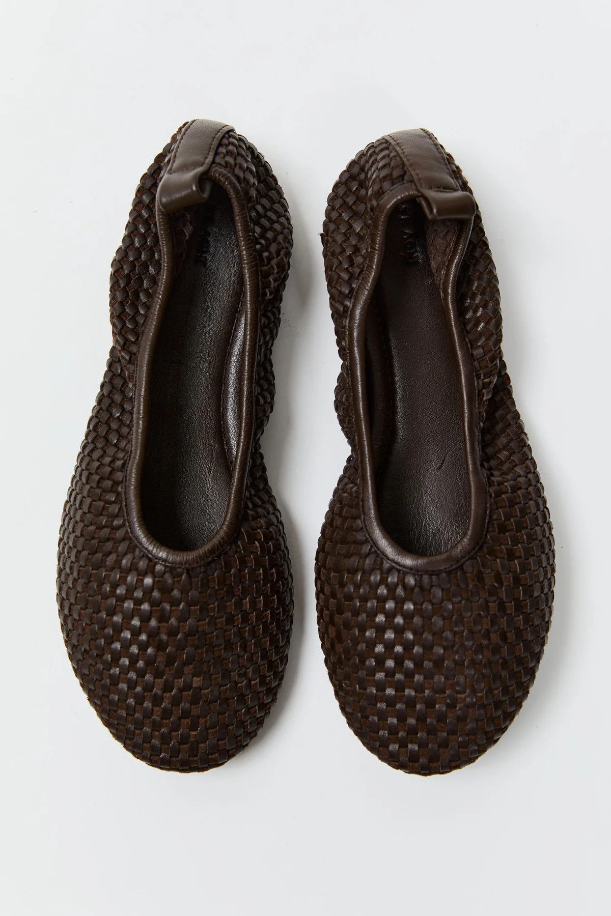 Lattice Weave Ballet Flat - Coffee | St. Agni (US, UK, EU)