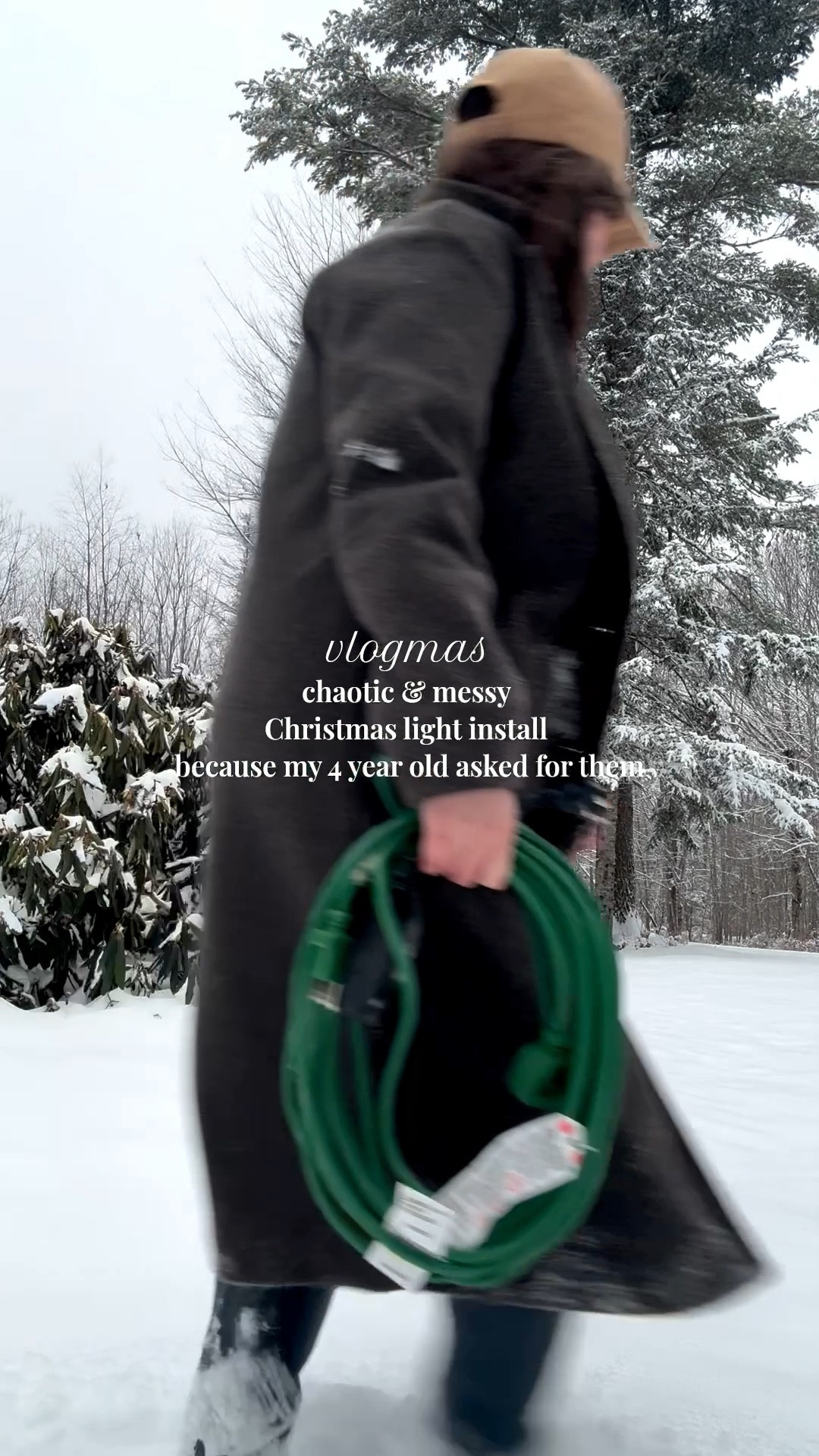 No one can stop a mom on a Christmas magic mission. But I don’t  recommend putting up your Christmas lights after getting almost a foot of snow 😂

#LTKmomlife #LTKHoliday #LTKSeasonal